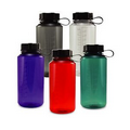 Round: 32 oz. Tritan Bottle with Black Tethered Lid